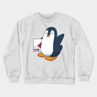 Penguin Poker Poker cards Card game Crewneck Sweatshirt